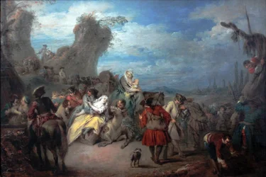 Die Truppenrast (Krieg)